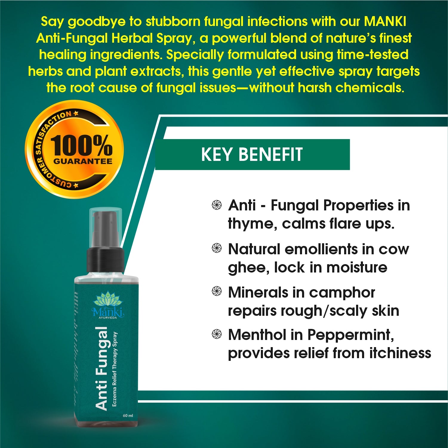 Manki Anti-Fungal Spray