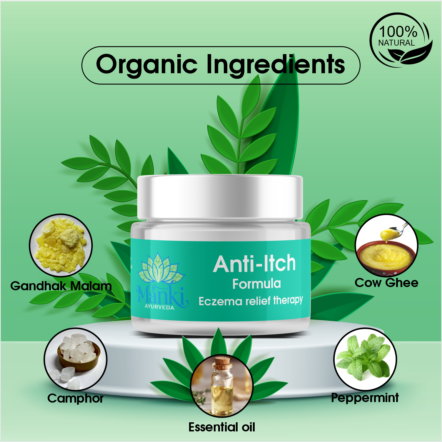 Manki Anti-Itch Formula Eczema Relief Therapy