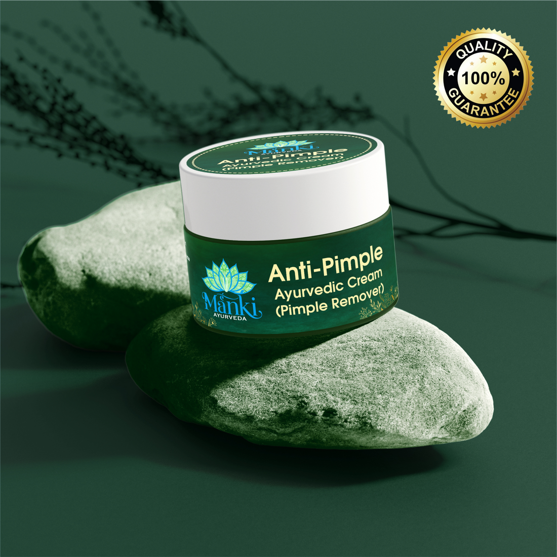 Manki Anti-Pimple Ayurvedic Cream (Pimple Remover)