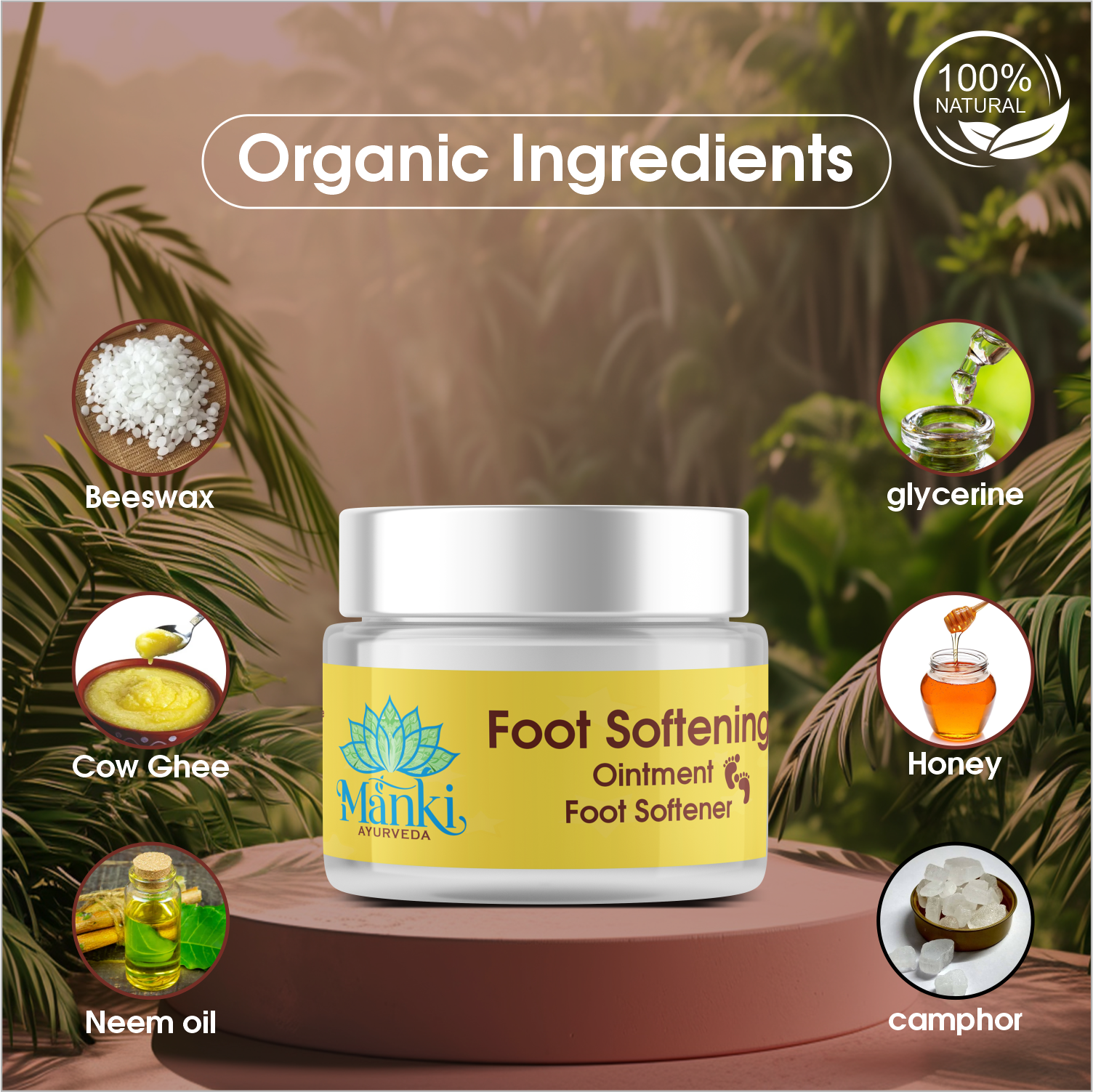 Manki Foot Softening Ointment Foot Softener