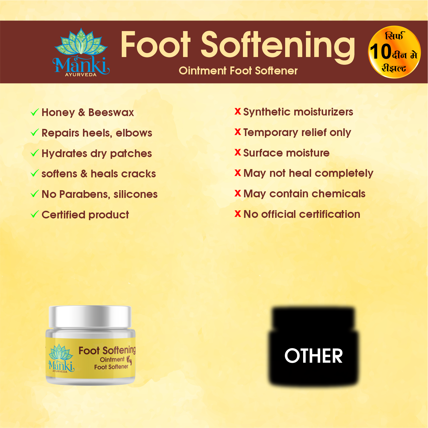 Manki Foot Softening Ointment Foot Softener